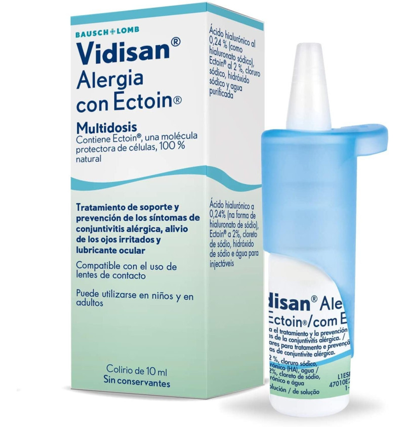 Vidisan Alergia con Ectoin Colirio Multidosis 10 ml