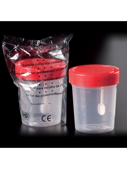 Envase Recogida de Muestras de Heces 100 ml