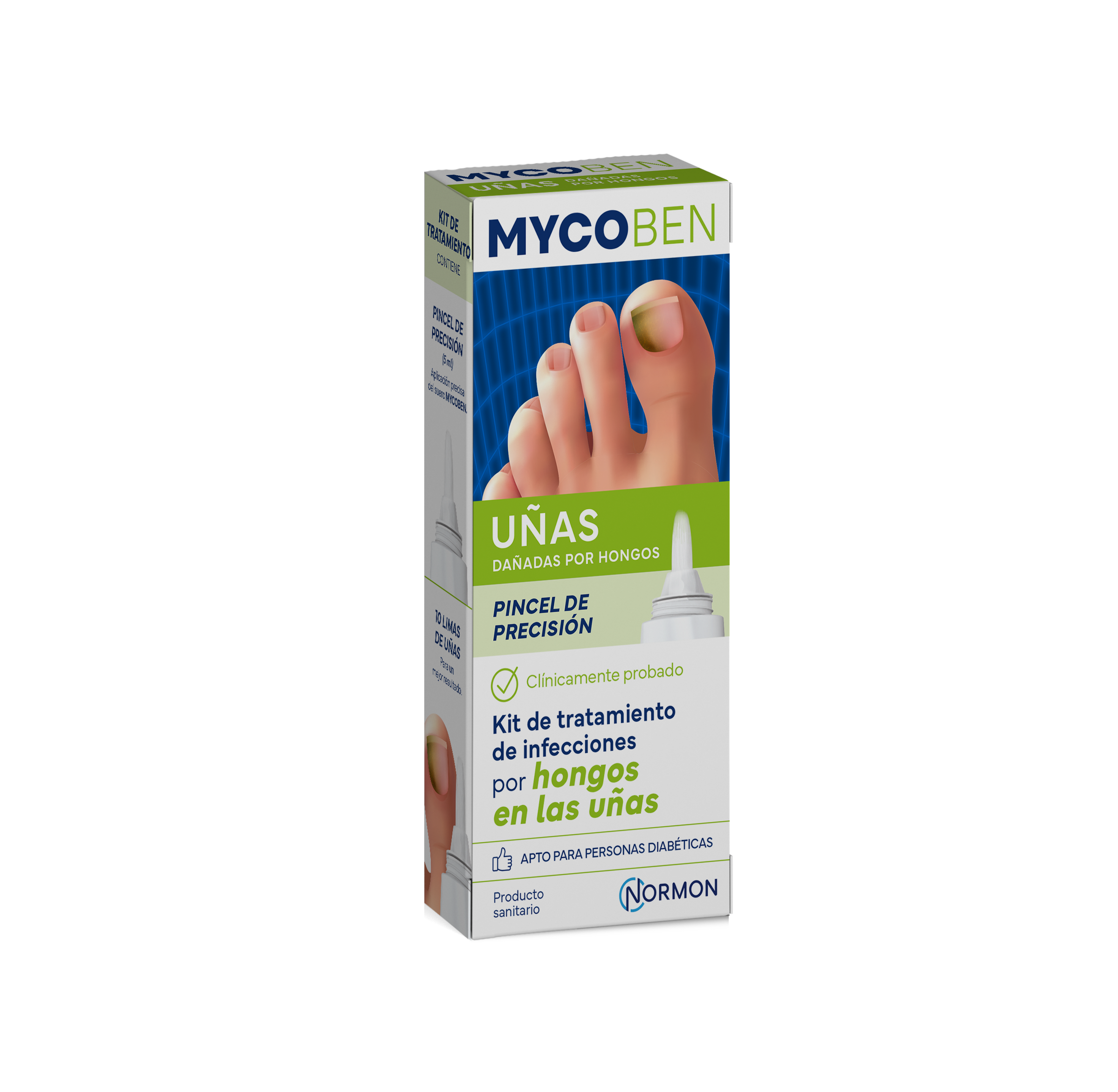 Mycoben Uñas Pincel 5 ml + 10 Limas
