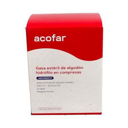 Compresa Estéril 100 uds