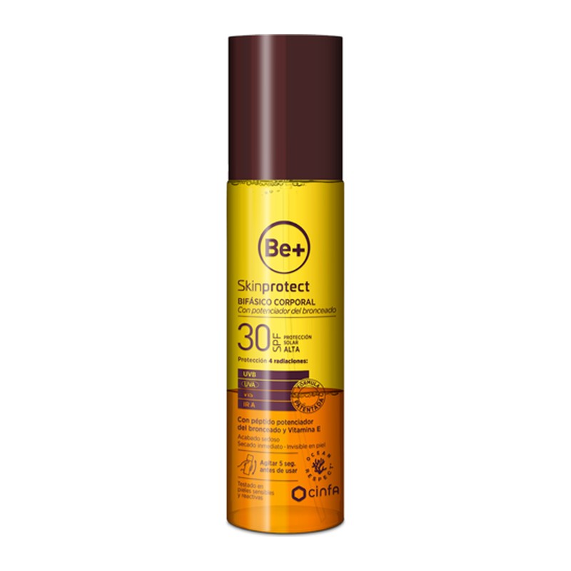 Skin Protect Bifásico Corporal SPF30 Potenciador del Bronceado 200 ml
