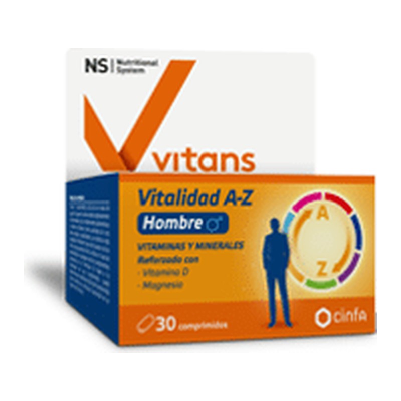 Vitans Vitalidad A-Z Hombre 30 Comprimidos