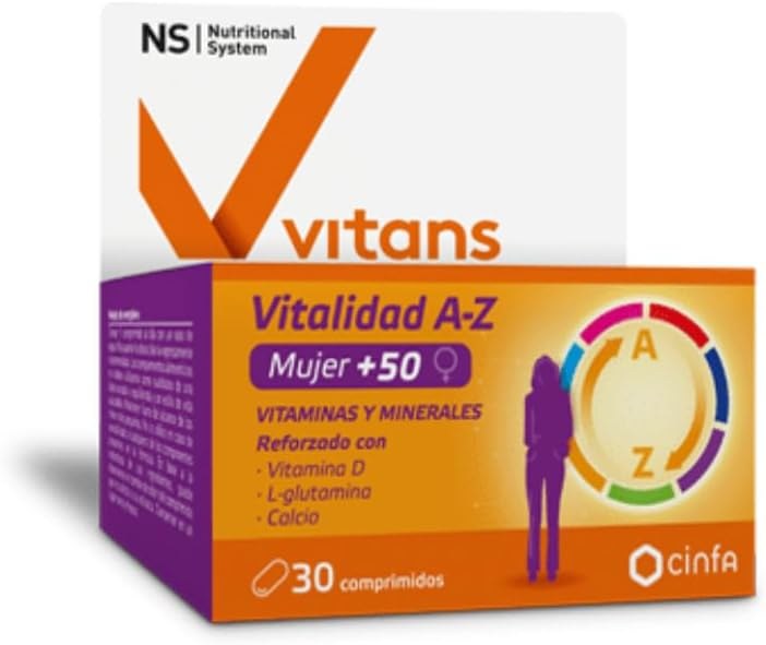 Vitans Vitalidad A-Z Mujer 50+ 30 Comprimidos