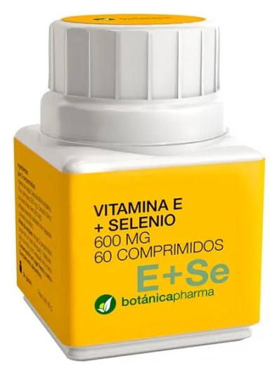 Vitamina E y Selenio 600 mg 60 Comprimidos